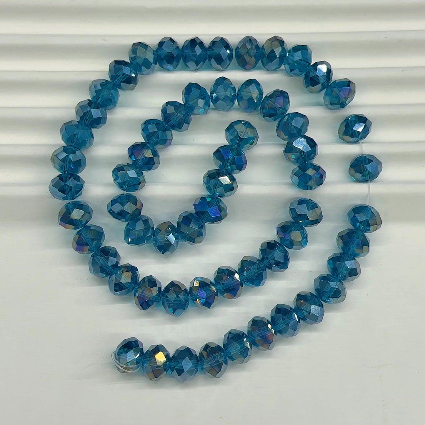 Big size faceted Bling glass crystal beads