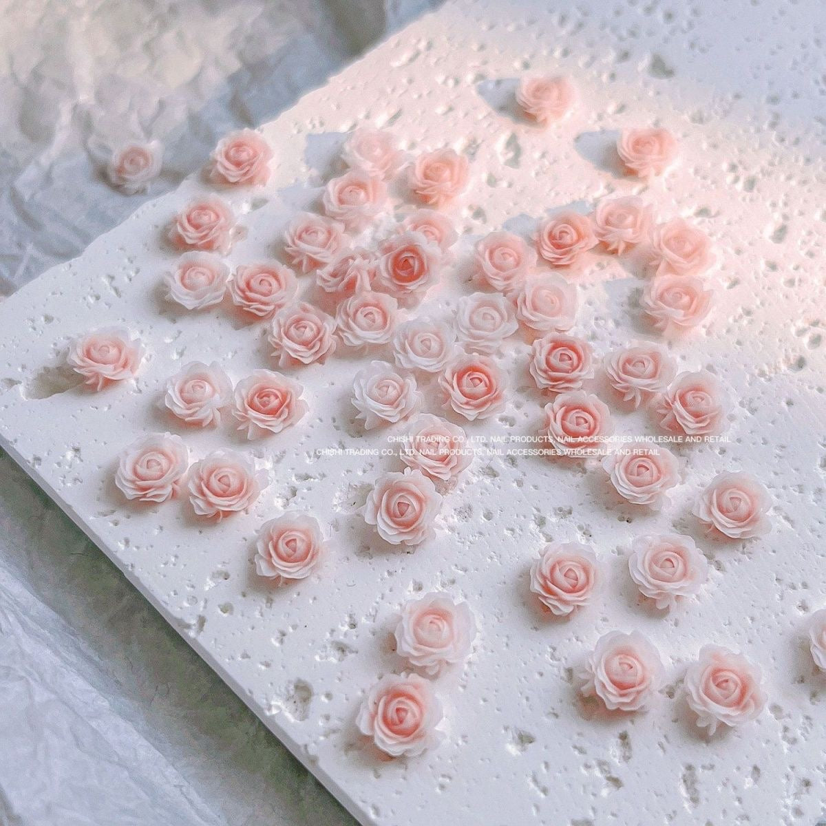 Soft luminous flowers
