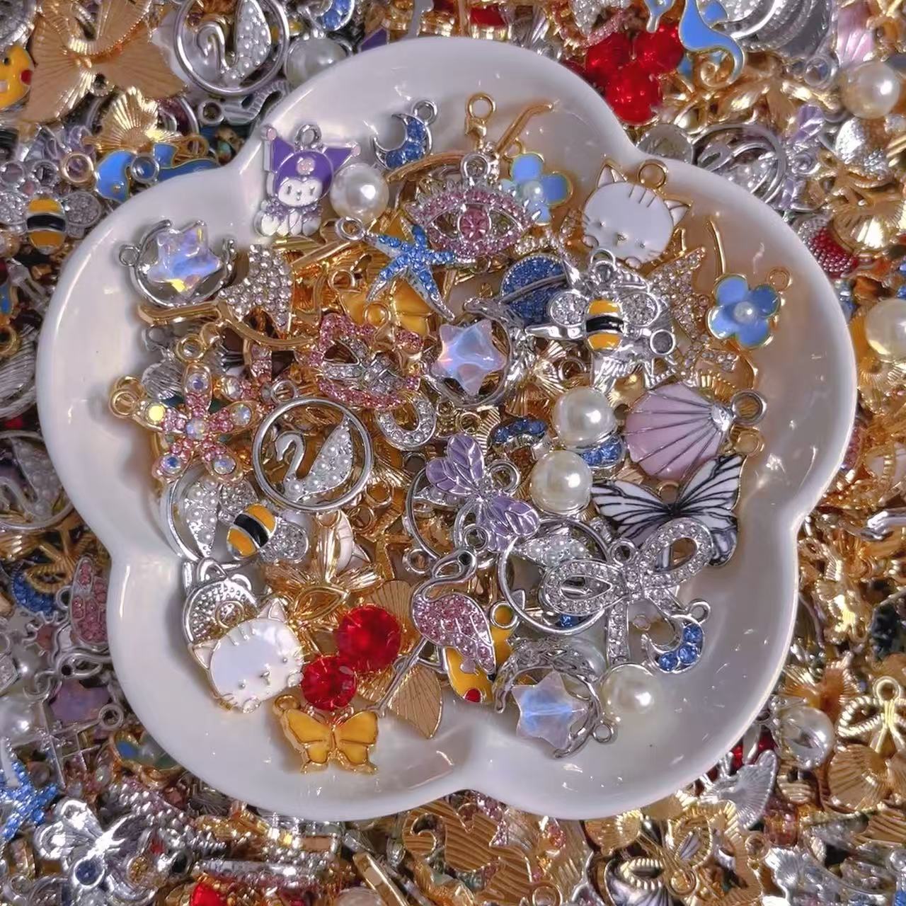 colored charms mix