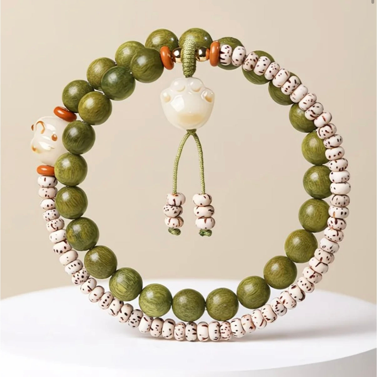 Moon and Star Bodhi seed beads