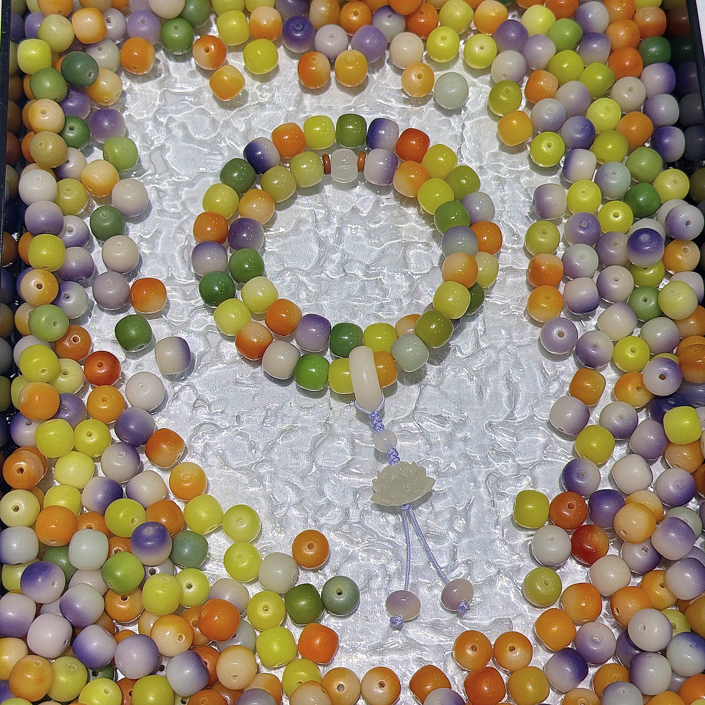 Natural Bodhi beads-barrel shape beads