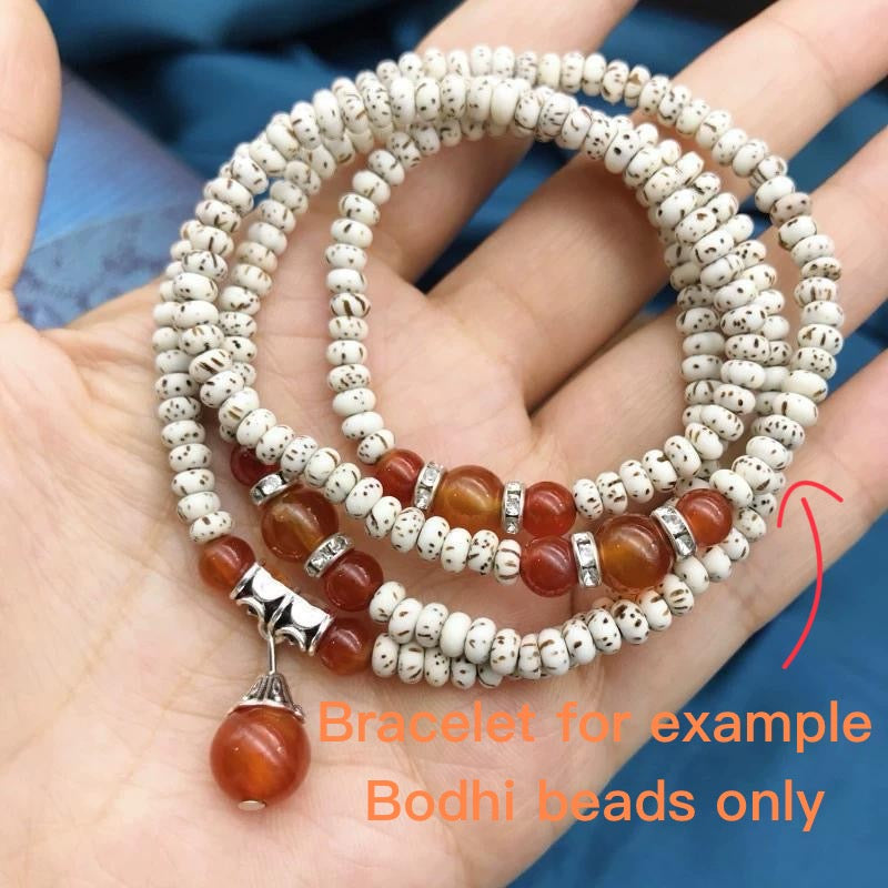 Moon and Star Bodhi seed beads