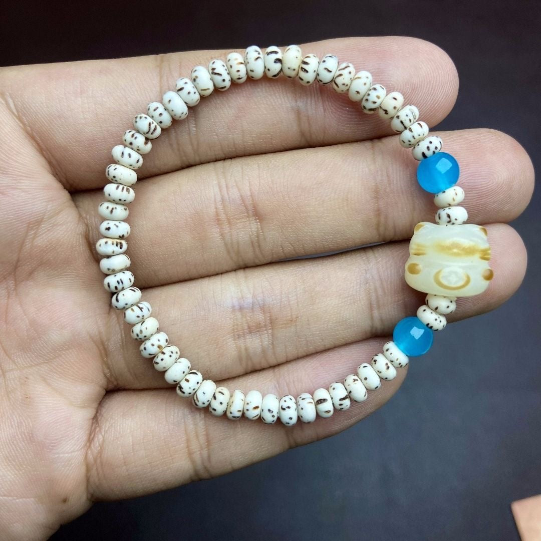 Moon and Star Bodhi seed beads