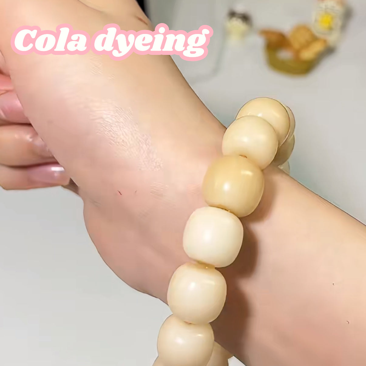 Natural Bodhi beads-white(color DIY)